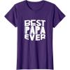 image:imageBest Papa Ever  Great gift for Grandpa Papa Men and More TShirtPurple