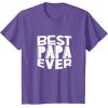 image:imageBest Papa Ever  Great gift for Grandpa Papa Men and More TShirtPurple Heather