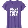 image:imageBest Papa Ever  Great gift for Grandpa Papa Men and More TShirtPurple Heather