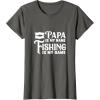 image:imageFishing is My Game  Great gift for Men Dads and Brothers TShirtAsphalt Grey