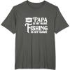 image:imageFishing is My Game  Great gift for Men Dads and Brothers TShirtAsphalt Grey