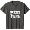 image:imageFishing is My Game  Great gift for Men Dads and Brothers TShirtAsphalt Grey