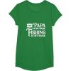 image:imagePapa Is My Name Fishing is My Game Gift for Grandpa Papa TShirtKelly Green
