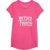 image:imagePapa Is My Name Fishing is My Game Gift for Grandpa Papa TShirtPink Heather