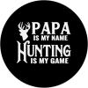 image:imagePapa is my Name Hunting is my Game  Gift for Grandpa Papa PopSockets PopGrip Swappable Grip for Phones amp TabletsStandard