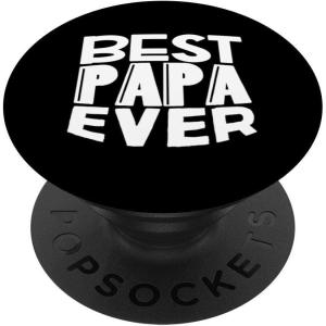 image:imageBest Papa Ever  Great gift for Grandpa Papa Men and More PopSockets PopGrip Swappable Grip for Phones amp TabletsStandard