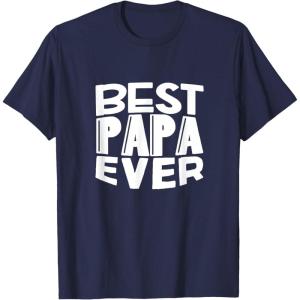 image:imageBest Papa Ever  Great gift for Grandpa Papa Men and More TShirtNavy Blue