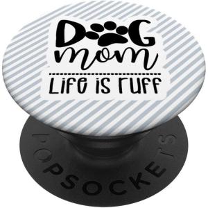 image:imageDog Mom  Great gift for Women Friends Mom PopSockets PopGrip Swappable Grip for Phones amp TabletsStandard
