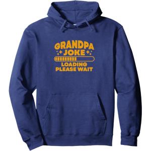 image:imageGrandpa Joke Loading Please Wait  Grandpa Gift Pullover HoodieNavy Blue