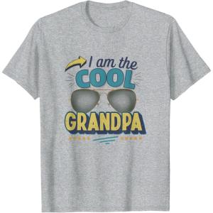 image:imageI am the Cool Grandpa Funny Papa Gift TShirtHeather Grey