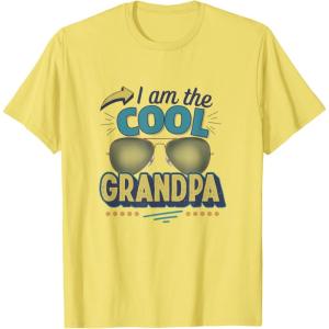 image:imageI am the Cool Grandpa Funny Papa Gift TShirtLemon Yellow