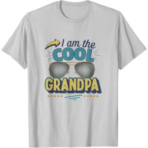 image:imageI am the Cool Grandpa Funny Papa Gift TShirtSilver Grey