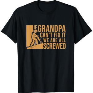image:imageIf Grandpa Cant Fix It  Grandpa Gift TShirtBlack