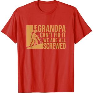 image:imageIf Grandpa Cant Fix It  Grandpa Gift TShirtRed