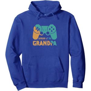 image:imageLeveled Up To Grandpa  Grandpa Gift Pullover HoodieRoyal Blue