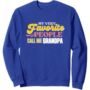 image:imageMy Very Favorite People  Grandpa Gift SweatshirtRoyal Blue