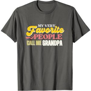 image:imageMy Very Favorite People  Grandpa Gift TShirtAsphalt Grey
