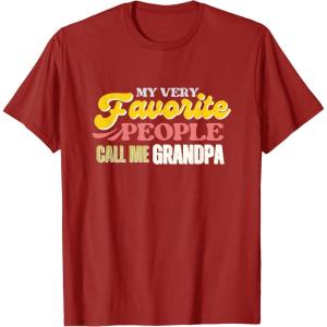 image:imageMy Very Favorite People  Grandpa Gift TShirtCranberry Red