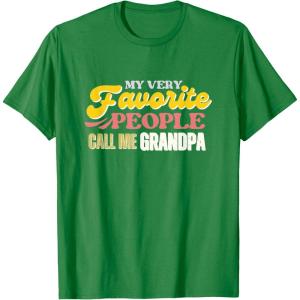 image:imageMy Very Favorite People  Grandpa Gift TShirtKelly Green