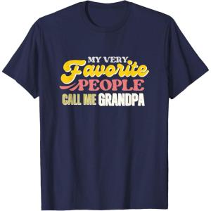 image:imageMy Very Favorite People  Grandpa Gift TShirtNavy Blue