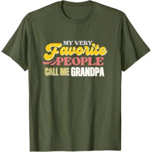 image:imageMy Very Favorite People  Grandpa Gift TShirtOlive Green