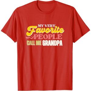 image:imageMy Very Favorite People  Grandpa Gift TShirtRed