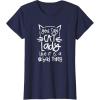 image:imageCat Lady  Great gift for Pet Lovers TShirtNavy Blue