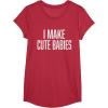 image:imageI Make Cute Babies  FunnyGift for Dad TShirtRed Heather