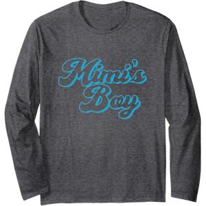 image:imageMimis Boy  Grandmother Mimi and Gigi Gifts Long Sleeve TShirtDark Heather Grey