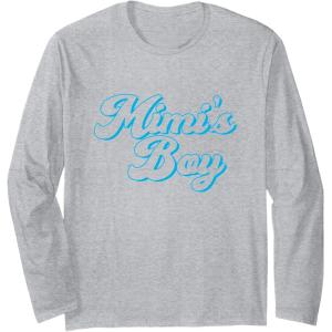 image:imageMimis Boy  Grandmother Mimi and Gigi Gifts Long Sleeve TShirtHeather Grey