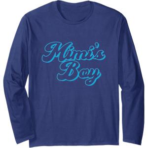 image:imageMimis Boy  Grandmother Mimi and Gigi Gifts Long Sleeve TShirtNavy Blue