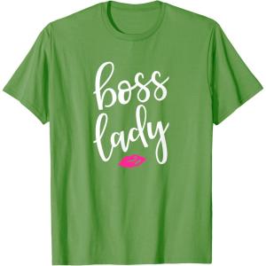 image:imageBoss Lady  Great gift for Women Friends Mom TShirtGrass Green