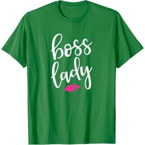 image:imageBoss Lady  Great gift for Women Friends Mom TShirtKelly Green