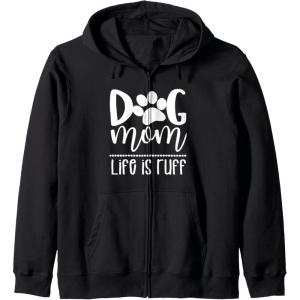 image:imageDog Mom  Great gift for Women Friends Mom Zip HoodieBlack