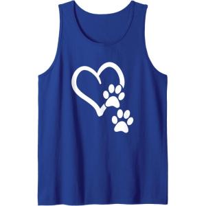image:imageHeart and Paws  Great Gift for Pet Lovers Tank TopRoyal Blue