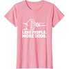 image:imageLess People More Dogs  Dog Dad Gift TShirtPink