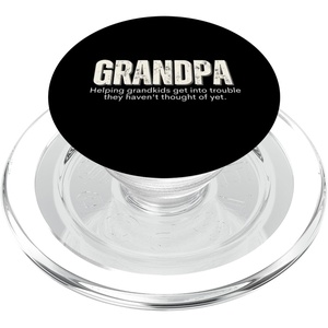 image:imageGrandpa Helping Grandkds Get Into Trouble  Grandpa Gift PopSockets Standard PopGripMagSafe