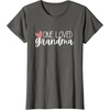 image:imageOne Loved Grandma Heart Gift TShirtAsphalt Grey