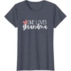 image:imageOne Loved Grandma Heart Gift TShirtHeather Blue