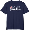 image:imageOne Loved Grandma Heart Gift TShirtNavy Blue