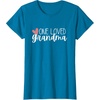 image:imageOne Loved Grandma Heart Gift TShirtSapphire Blue