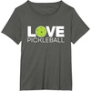 image:imageLove Pickleball  Pickleball Gift TShirtAsphalt Grey