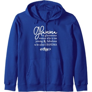 image:imageGlamma  Great gift for Grandmas Nanas Mimis and More Zip HoodieRoyal Blue