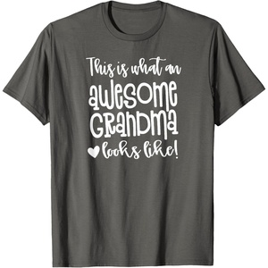image:imageAwesome Grandma  Great gift for Grandmas Nanas and More TShirtAsphalt Grey