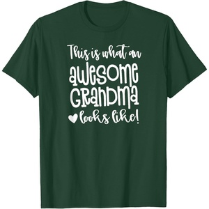 image:imageAwesome Grandma  Great gift for Grandmas Nanas and More TShirtDark Green