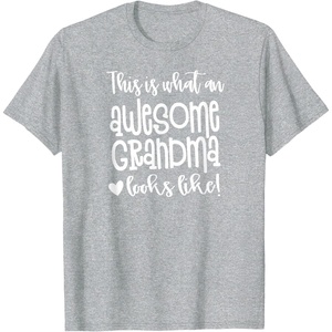 image:imageAwesome Grandma  Great gift for Grandmas Nanas and More TShirtHeather Grey