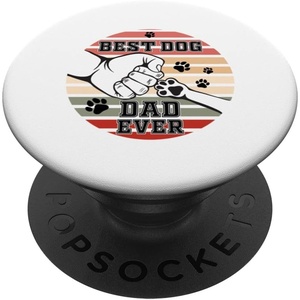 image:imageBest Dog Dad Ever  Dog Dad Gift PopSockets Swappable PopGripStandard