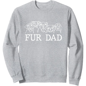 image:imageFur Dad  Dog Dad Gift SweatshirtHeather Grey
