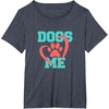 image:imageDogs Love Me  Dog Dad Gift TShirtHeather Blue