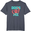image:imageDogs Love Me  Dog Dad Gift TShirtHeather Blue